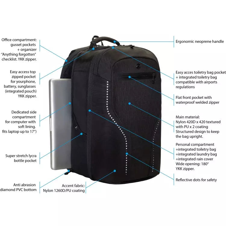 Biarritz Deluxe Traveler Regular - MyUtilityBag  urban and travel bag