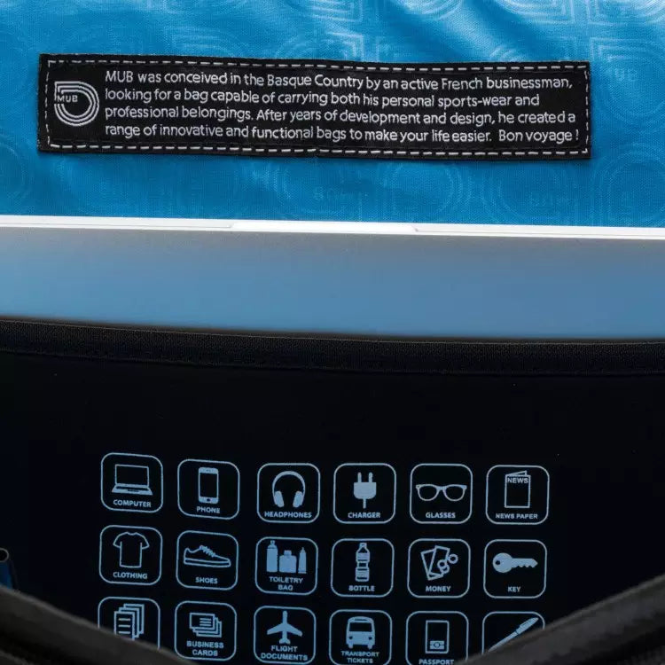 Sac de voyage Socoa Weekender - sac business et sport, compatible bagage cabine. Checklist de voyage pour ne rien oublier avant le départ. #color_black